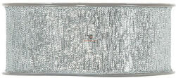 D&D Szalag textil 40mmx15m ezüst fényes dekorációs kiegészítő (PV3744G40)