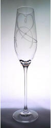 D&D Kristály pohár swarovski dísszel pezsgő 210ml átlátszó 2 db-os Luxury (8588006068016)
