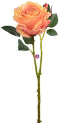 D&D Selyemvirág rózsa szálas 64 cm barack (DD61224)