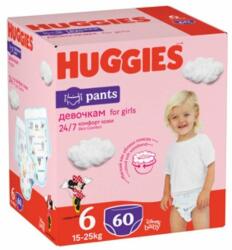 Huggies Pants Girl 6 15-25 kg 60 buc
