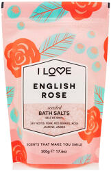I Love English Rose săruri de exterior Woman 500 g
