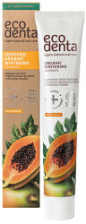 Ecodenta Organic Papaya Whitening pasta de dinti cu efect de albire unisex 1 unitate