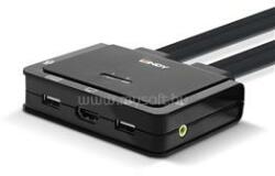 LINDY 2 Port HDMI 10.2G, USB 2.0 & Audio KVM Switch (LINDY_42340) (LINDY_42340)