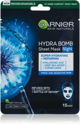 Garnier Skin Naturals Hydra Bomb mască textilă nutritivă pentru noapte 28 g