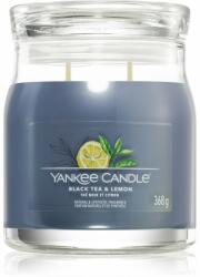 Yankee Candle Black Tea & Lemon lumânare parfumată 368 g