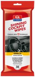 Dr. Marcus Shining Cockpit Wipes Vanillia, műszerfal-ápoló kendõ, fényes, vanília