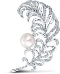 JwL Luxury Pearls Broșă frumoasa de perle Pană JL0699