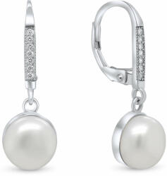 Brilio Silver Cercei fermecători de argint cu perle și zirconii EA90