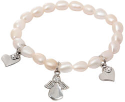 JwL Luxury Pearls Brățară fină din perle naturale cu pandantive JL0419