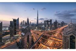 Komar Fototapet vlies SHX9-119 Lights of Dubai 450x280 cm (SHX9-119)