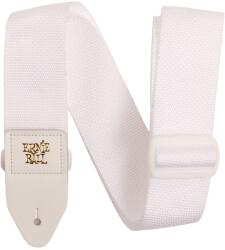 Ernie Ball Polypro Strap White & White