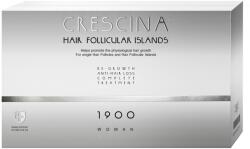 Crescina Follicular Islands 1900 közepes stádiumú hajritkulás kezelés, nőknek, 10 + 10 ampulla