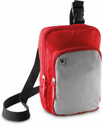 Kimood Uniszex táska Kimood KI0301 Shoulder Bag -Egy méret, Red/Light Grey