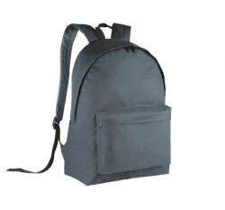 Kimood Uniszex hátizsák Kimood KI0130 Classic Backpack -Egy méret, Dark Grey/Black
