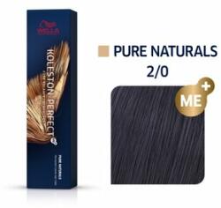 Wella Koleston Perfect Me+ Pure Naturals vopsea profesională permanentă pentru păr 2/0 60 ml - brasty