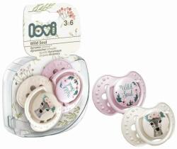 LOVI Suzete din silicon Lovi - Wild Soul, 3-6 m, 2 bucăți (22/883g)