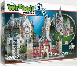 Wrebbit 890 db-os 3D puzzle - Neuschwanstein kastély (02005)