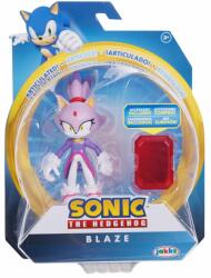 Sonic the Hedgehog Figurina articulata cu accesoriu, Sonic the Hedgehog, Blaze, 10 cm Figurina