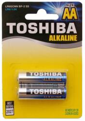 Toshiba Set 2 baterii alcaline Toshiba, R6, Blu Line, AA Baterii de unica folosinta