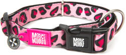 Max & Molly Max & Molly Leopard Pink Smart ID nyakörv kutyáknak, XS méret