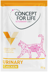 Concept for Life 48x85g Concept for Life Veterinary Diet Urinary csirke nedves macskatáp