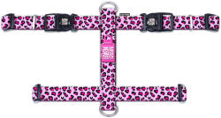 Max & Molly Max & Molly Leopard Pink H-hám kutyáknak, L méret