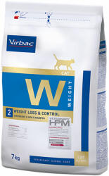 Virbac 2 x 7 kg Virbac Vet HPM cat Weight Loss and Control W2 száraz macskatáp