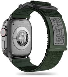 Tech-protect SCOUT óraszíj Green, Apple Watch 4 / 5 / 6 / 7 / 8 / 9 / SE / ULTRA 1 / 2 (42 / 44 / 45 / 49 mm) készülékhez (129532) (129532)