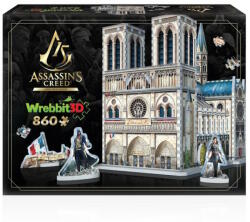 Wrebbit Wrebbit 02023 - Assassin’s Creed Unity - Notre-Dame - 860 db-os 3D puzzle (02023)