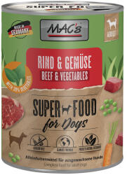 MAC's MAC's Hrană umedă pentru câini 6 x 800 g - Vită & legume