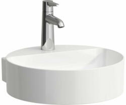 Laufen VAL Kézmosó, túlfolyónyílás nélkül, egy csaplyukkal, Fehér LCC Active bevonattal H811281A001111 (H811281A001111)
