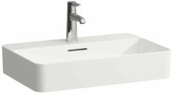 Laufen VAL Mosdó tál, csaplyuk paddal, egy csaplyuk, középen, Fehér LCC Active bevonattal H812285A001041 (H812285A001041)