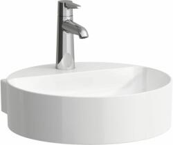 Laufen VAL Mosdó, alsó felülete csiszolt, túlfolyónyílás nélkül, egy csaplyukkal, Fehér LCC Active bevonattal H813281A001111 (H813281A001111)