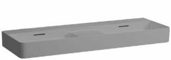 Laufen VAL Dupla mosdó, félig száraz zónával, csaplyuk nélkül, Graphite matt H8142827581091 (H8142827581091)