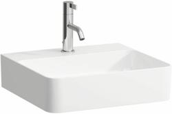 Laufen VAL Kézmosó, alsó felülete csiszolt, túlfolyónyílás nélkül, egy csaplyukkal, Fehér LCC Active bevonattal H816280A001111 (H816280A001111)