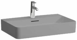 Laufen VAL Mosdótál, alsó felülete csiszolt, egy csaplyuk, középen, Graphite matt H8162847581041 (H8162847581041)