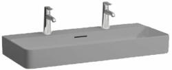 Laufen VAL Mosdótál, alsó felülete csiszolt, két csaplyuk, Graphite matt H8162877581071 (H8162877581071)