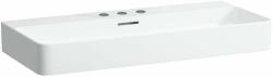 Laufen VAL Mosdótál, alsó felülete csiszolt, 3 csaplyukkal, Fehér LCC Active bevonattal H816287A001081 (H816287A001081)
