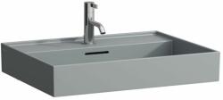 Laufen Kartell LAUFEN Mosdótál, alsó felülete csiszolt, egy csaplyuk, középen, Graphite matt H8163367581041 (H8163367581041)