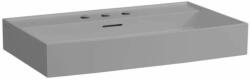 Laufen Kartell LAUFEN Mosdótál, alsó felülete csiszolt, 3 csaplyukkal, Matt Szürke H8163367591081 (H8163367591081)