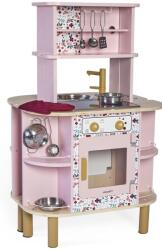 Janod Bucătărie Twist din lemn pentru copii cu două fețe, cu mașină de spălat (J06616)