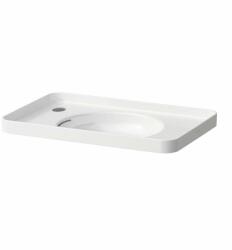 Laufen VAL Beültethető mosdó, 1 csaplyukkal bal oldalon, Fehér LCC Active bevonattal H817281A001051 (H817281A001051)