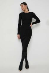 MARELLA rochie culoarea negru, mini, mulata 9BYX-SUD1LZ_99X