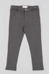 Zippy pantaloni copii culoarea gri, neted 9BYX-LGG08M_90X