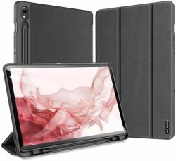 Tablettok Samsung Galaxy Tab S9 11, 0" (SM-X710, SM-X716) - DUX DUCIS DOMO fekete ütésálló tok, ceruza tartóval