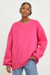 ANSWEAR hanorac de bumbac femei, culoarea roz, neted BMYX-BLD013_43X