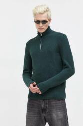 Abercrombie & Fitch pulover barbati, culoarea verde, cu turtleneck 9BYX-BLM1I8_77X