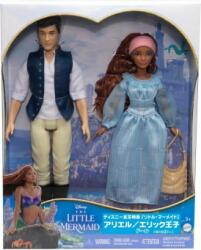 Mattel Disney Mica sirena set papusa Ariel si Erik 30 cm HLX14
