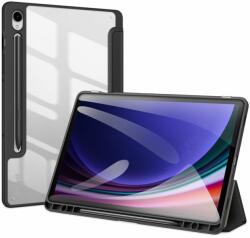  Tablettok Samsung Galaxy Tab S9 11, 0" (SM-X710, SM-X716) - DUX DUCIS TOBY fekete ütésálló tok, ceruza tartóval