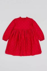 Zippy rochie din bumbac pentru copii culoarea rosu, mini, evazati 9BYX-SUG0EN_33X